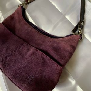 Velvet purple Ralph Lauren purse.